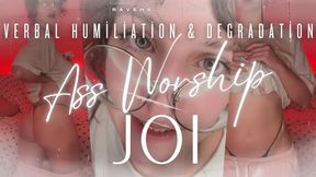 Verbal Humiliation & Degradation Ass Worship JOI — You’re Such A Dumb Bitch