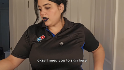 Delivery girl moves into your house and makes you do humiliating tasks