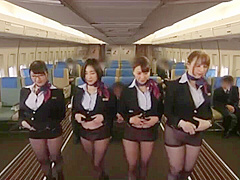 05232 Beautiful cabin attendant