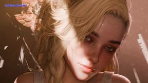 Blonde Teen Emma Birthday Gift - Sex With Cum Inside Her Pussy ( 3D Uncensored )