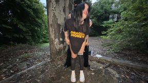 A Date with Altgirl Ended with Hard Sex and a Deep Blowjob in an Abandoned Place