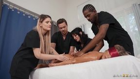 Milf Spa Anal for Blindfolded and Oiled Up Blonde Babe: Kyle Mason, Kayla Kayden, Krisk XXX, Lysagna Del Ray, Riley Rose