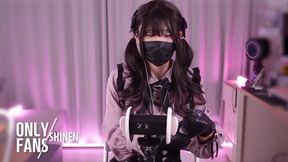Jirai kei ASMR Toyoko girl Tapping Rubbing Ear Cleaning Femboy Trans Cosplay