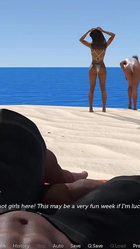 Tacos: Pleasant Sunny Day on the Beach with the Swinger Couple and the Sexy Hotties in Bikini - Episode 78
