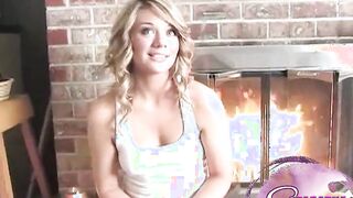Tabitha Sweet wet nipple playing Interview 2
