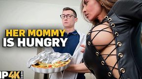 Step-Mom’s Juicy Big Tits Bounce While She Gets Fucked Hard on the Kitchen Counter