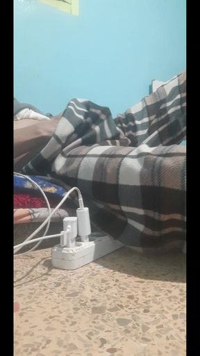 Pulling a penis out of a hole in pants