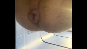 Squirting out of His Gaping ASSHOLE