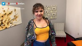 Nosey Neighbor Naudi Nala gets Face fucked and Throat Worked