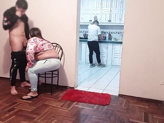 I'm gonna visit my brother and I see that my sober girl gets very doxy with me, I manage to screw her while my brother is in the kitchen, what a priceless niece I've a great bitch, this sweetheart likes to suck my cock and get all the m