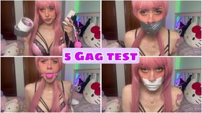 5 Gag test!!!