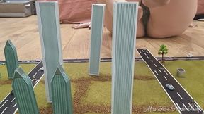 Giantess Fair Trade Flattens the Green City with her feet and ass Part 3 Short Version 720 p