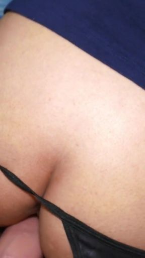 Emotional moment from "This is how I train my pussy with a new dildo...I felt it very deep and almost came"