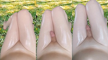 7 Pure Oiled Beauty Sweet Femboy Cock and Delicious Thighs Soft and Smooth