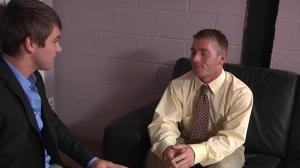 Str8ToGay - Athletic american blond playing with big dick guy