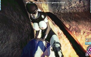 Honey Select I play with Ladydevimon