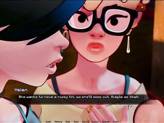 Hooked [ Hentai Game ] Ep.2 ALT and NERD touch a BIGGEST WANG for the FIRST TIME in this PORN CASTING !