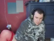 Trans e-girl grinding on mirror