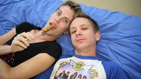 Bored BFFs Dustin & Vince Turn Up the Heat - Lollipop Twinks
