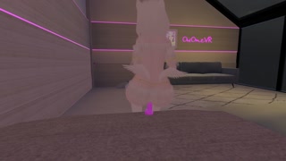 hot Virtual Angel has fun with her new toys (loud moaning and pov) in vrchat