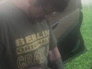 Rusty being naughty with step son and cock ring at fishing spot