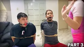 Chubby Boy Owned by His Psycho Ex-Girlfriend and Her Henchman – Part 3