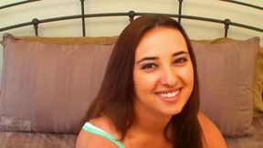 Vintage Latina Teen Paulina POV Fuck and Cum in Mouth