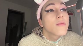 Male to sissy transformation: complete makeover and dress-up