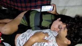 Latina gorda shows off big ass in POV blowjob