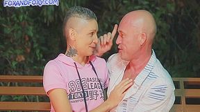 Outdoor Public Sex In The Public Park With Cum On Her Ass