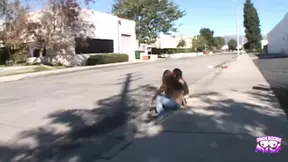 scened MILF Isis Ray and Leighlani Red in a horny interracial blowbang