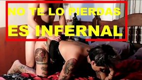 argentina gives a spectacular blowjob to a dick and ends up screaming for a very hard anal