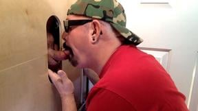 ”Fat Dick Newcomer Cums At the Gloryhole”