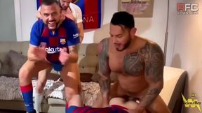 Kike Gil, Frank Valencia And Axel Max In Soccer Teams, Score Goals Susato, Viciou