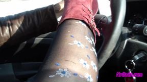 In the Car Playing with My Husband