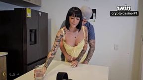 18 y/o virgin skips class for first-time lovemaking with Danner Mendez and Luna Vitaler - super molten xxx porn!
