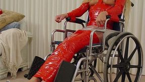 Trapped In Tape, Joelean Travis Sits In A Wheelchair Completely Helpless!