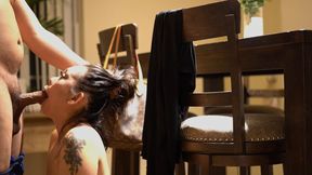 I invited my date in to slobber all over his cock