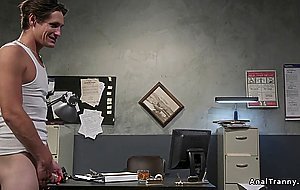 Shemale parole officer anal fuck parolee