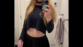 Crossdresser Makeover Transformation Into Woman by Girlfriend