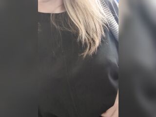 Teacher flashes and rubs teat in the classroom