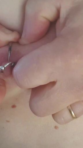 Thrilling moment from &quot;large sewing machine needles in nipples&quot;