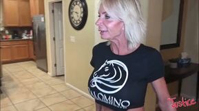 Fit Massive Tit GILF Babe Summer Cums Hard All Over Her Roommates BBC Friend