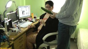 The cucumber as butthole spare?