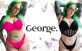 Uncensored George Asda Lingerie Try on