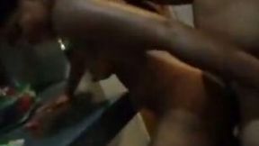 Big sweaty booty of my Desi wife shakes like a jelly while doggyfuck