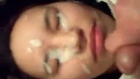 Torrid amateur chick is ready for some facial cumshot