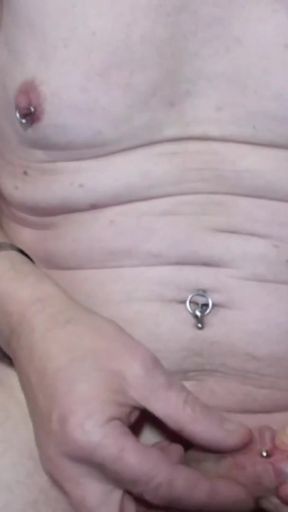 Key moment from &quot;put on a prince albert PA and put his first piercing in his cock cam2&quot;