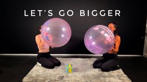 RI35: Rhea & Rhians introduction to bigger balloons (non pop BTS)