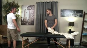Massage Therapist Sucks Silver Daddy’s Dick Before Riding His Massive Cock Wildly